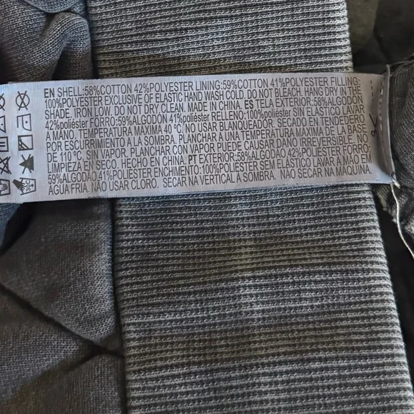 Forever 21 Quilted Mineral Wash Full Zip Hoodie Jacket - Picture 8 of 8